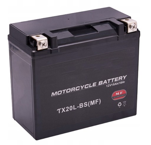 YTX20L - Гелевая батарея YTX20L-BS GEL 18AH 12V Right Plus Harley Water Scooter