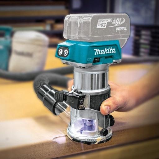 АКУМУЛЯТОРНА ФРЕЗЕРНО-ВІДРІЗАЛЬНА МАШИНА BLDC 18 V 0*AH MAKITA