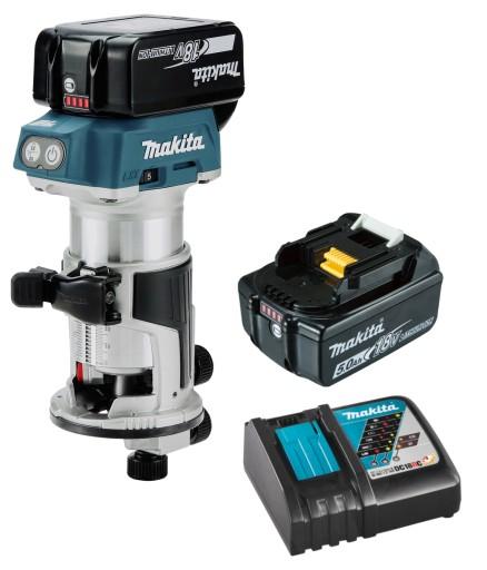 ФРЕЗЕР АКУМУЛЯТОРНИЙ BLDC 18 V 2*5.0AH DRT50RTJX2 MAKITA