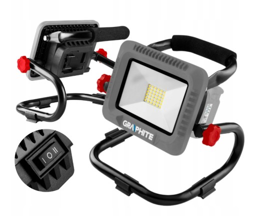 GRAPHITE AKU СВЕТОДИОДНАЯ ЛАМПА ДЛЯ ГАРАЖА