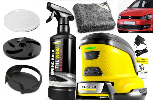 АКУМУЛЯТОРНИЙ СКРЕБОК ДЛЯ ВІКОН EDI 4 KARCHER В КОМПЛЕКТІ XXL КРУГЛИЙ РІК