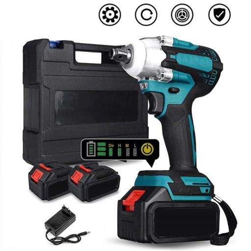 АККУМУЛЯТОРНЫЙ КЛЮЧ ДЛЯ MAKITA 18 В 650 НМ + аккумулятор 2500 мАч*3 + зарядное устройство