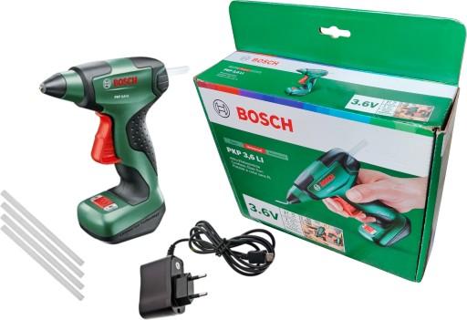 АККУМУЛЯТОРНЫЙ ПИСТОЛЕТ ДЛЯ КЛЕЯ BOSCH PKP 3.6 LI + 4 КАРТРИДЖА