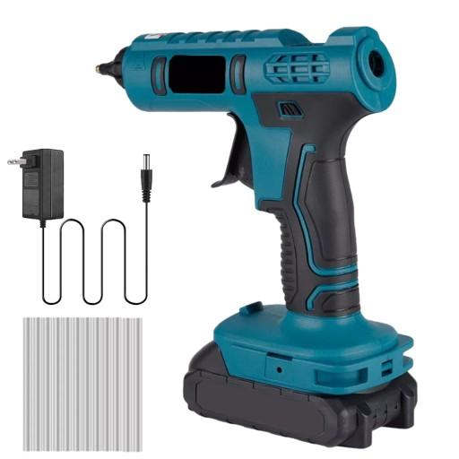 АКУМУЛЯТОРНИЙ КЛЕЄВИЙ ПІСТОЛЕТ 100W 11MM + 12 КЛЕЄВИХ ПАЛИЧОК