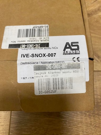 IVE-SNOX-007 - Зонд AKUSAN NOX IVECO DAILY IC-G0SZUF IVE-SNOX-007