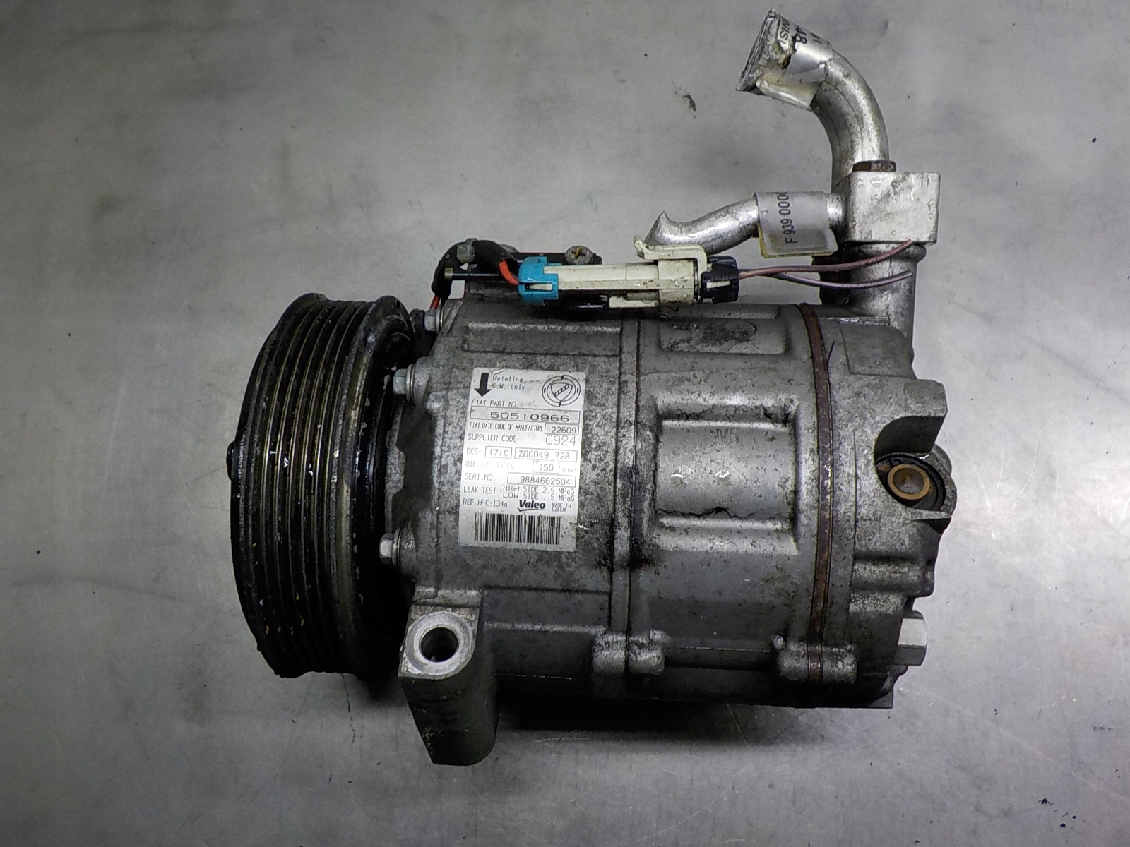 ALFA ROMEO 159 КОМПРЕСОР КОНДИЦІОНЕРА 50510966