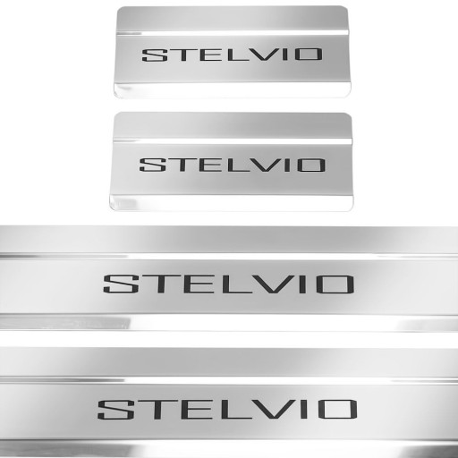 ALFA ROMEO STELVIO Накладки на пороги з нержавіючої сталі 304 Оздоблення