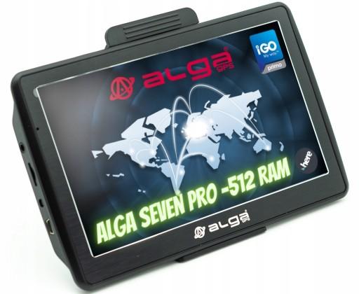 ALGA SEVEN Pro - 512 RAM, GPS-навігація, iGO PRIMO
