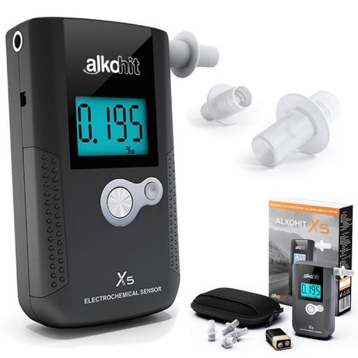 Электрохимический алкотестер спирт X5 + мундштуки