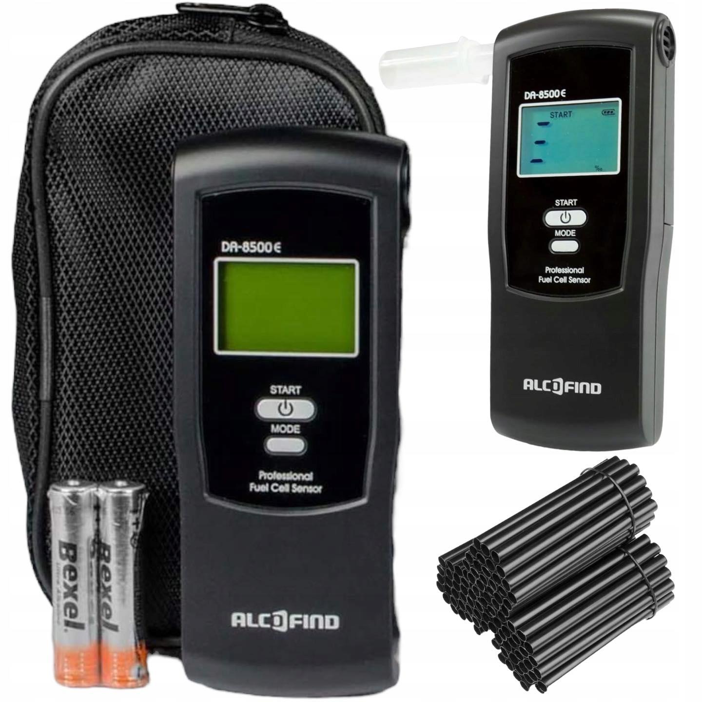 ЭЛЕКТРОХИМИЧЕСКИЙ АЛКОТЕСТЕР + МУНДШТУКИ ALCOFIND