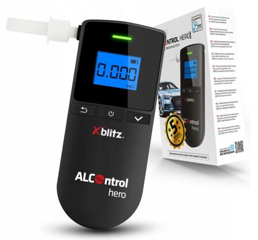 ЭЛЕКТРОХИМИЧЕСКИЙ АЛКОТЕСТЕР XBLITZ ALCONTROL HERO