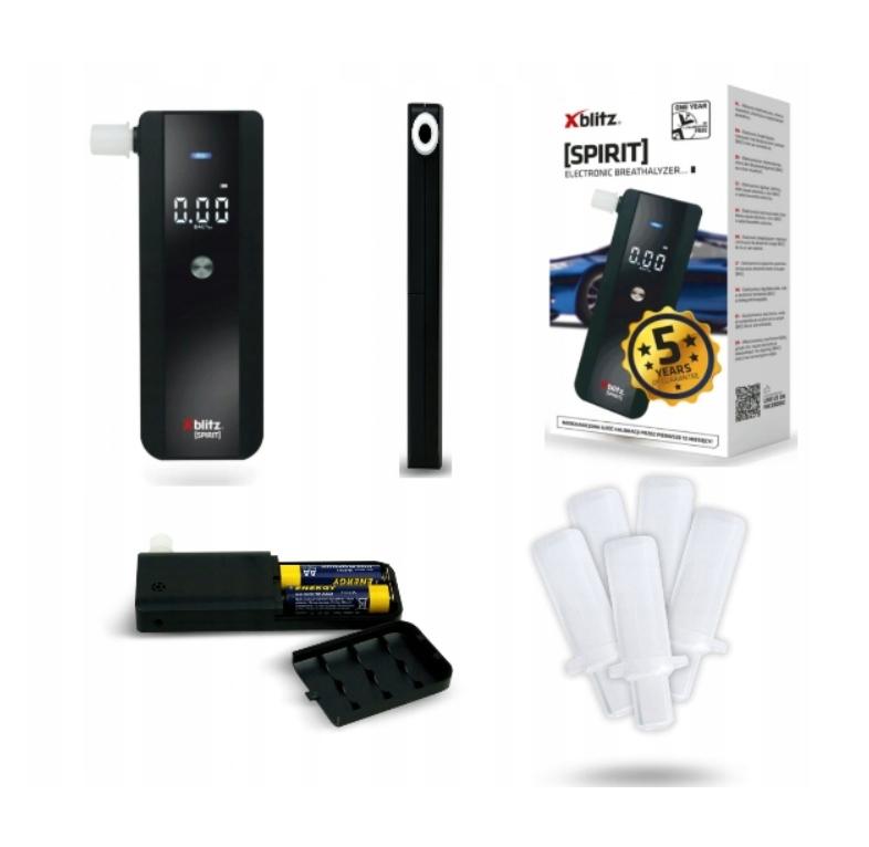 ЭЛЕКТРОННЫЙ АЛКОТЕСТЕР XBLITZ SPIRIT МУНДШТУК 5X