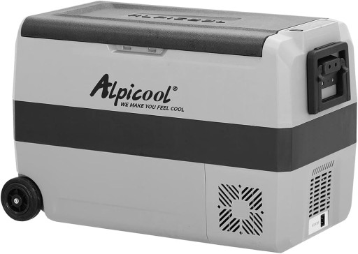 ALPICOOL T50 ПОРТАТИВНИЙ ХОЛОДИЛЬНИК-МОРОЗИЛЬНИК ТУРИСТИЧНИЙ 50Л 12-24В СІРИЙ