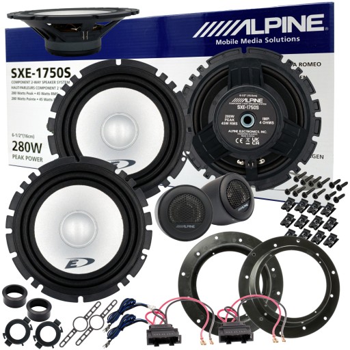 Проставки динаміка ALPINE для SKODA OCTAVIA II SUPERB YETI VW CADDY ARTEON