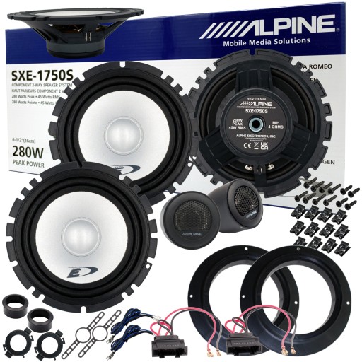 Проставки динаміків ALPINE для VW GOLF V JETTA V SKODA OCTAVIA II VW CADDY