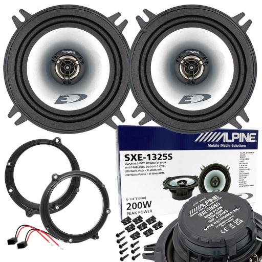 Проставки автомобільної колонки ALPINE на AUDI A4 B5 ПЕРЕДНІ ДВЕРІ