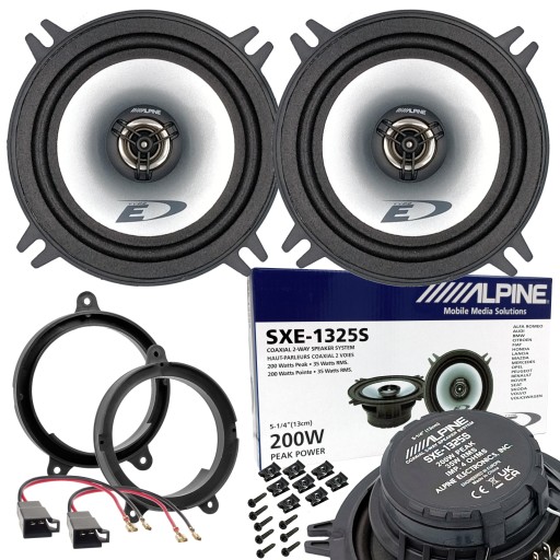 ALPINE Автомобільна акустика, проставки для ПЕРЕДНІХ ДВЕРЕЙ RENAULT TWINGO II III