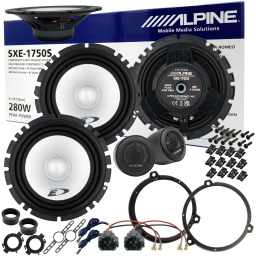 Автомобильные динамики ALPINE, разделенные проставками, для KIA RIO IV