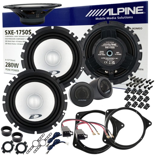 Проставки для отдельных динамиков ALPINE для SEAT CORDOBA 6k IBIZA 6k FRONT