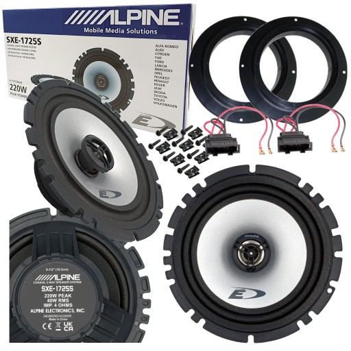 Проставки динаміків ALPINE для VW GOLF 5 V JETTA SKODA OCTAVIA 2 II VW CADDY