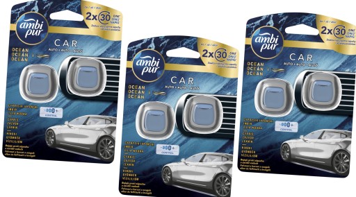 AMBI PUR CAR Ароматизатор, ароматизатор, підвіска для авто, океана