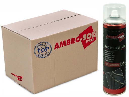 AMBRO SOL Multi Spray 400мл Спрей для цинкового покрытия (цинк 98%) 10 шт.