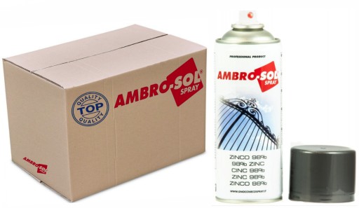 AMBRO SOL Multi Spray 400мл Спрей для цинкового покрытия (цинк 98%) 10 шт.