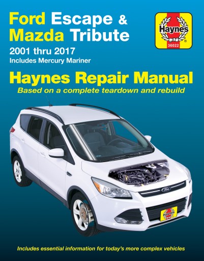 AMERICAN FORD ESCAPE (01-12) КЕРІВНИЦТВО З РЕМОНТУ ТА ОБСЛУГОВУВАННЯ HAYNES GUIDE