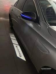 AMG MERCEDES LED логотип проектор W205 W213