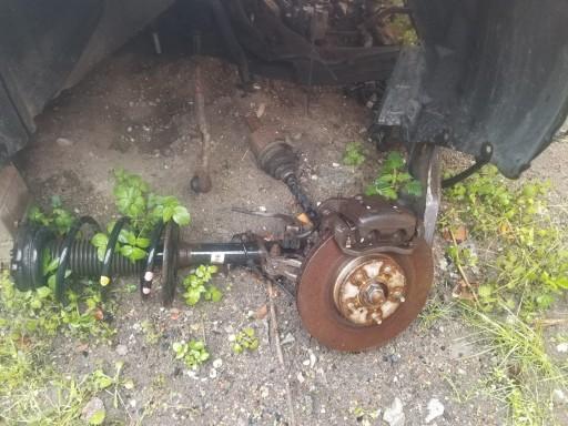 Амортизатор поворотный кулак суппорт левый диск nissan murano z51 лифт комплект