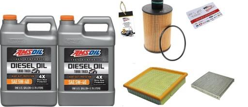 AMSOIL 5W40 + ФИЛЬТРЫ GRAND CHEROKEE 3.0 CRD 14-19