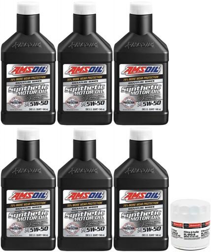 AMSOIL 5W50 5.7L + ФИЛЬТРЫ MUSTANG 2.3 2021-