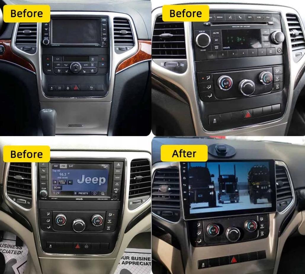 ANDROID РАДІО НАВІГАЦІЯ 4G JEEP CHEROKEE WK2 08-13