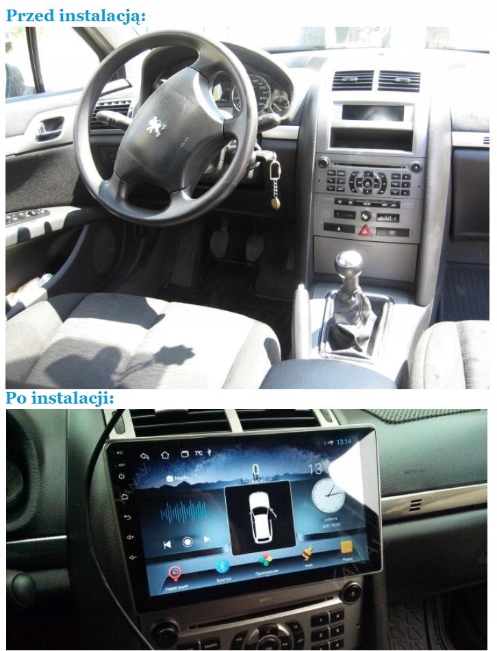 ANDROID РАДИО GPS НАВИГАЦИЯ LTE 8 + 64GB PEUGEOT 407