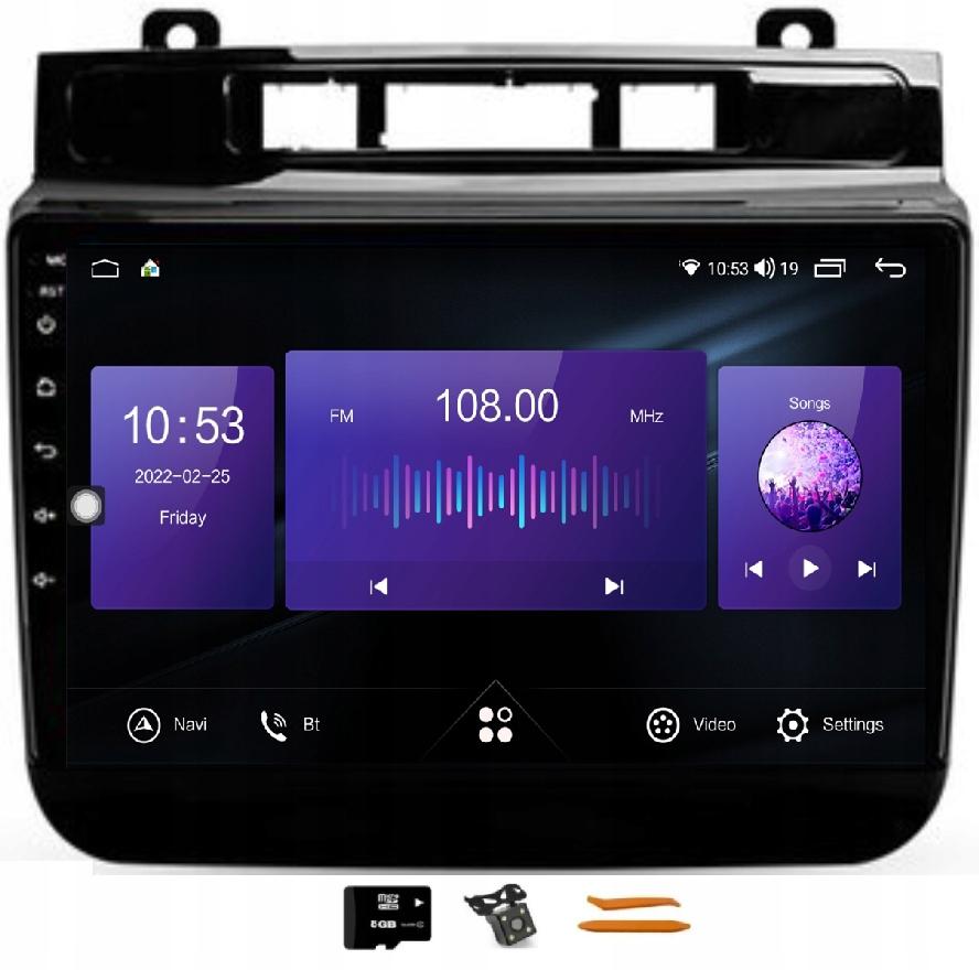 ANDROID РАДІО НАВІГАЦІЯ QLED 4G VW TOUAREG 2 II