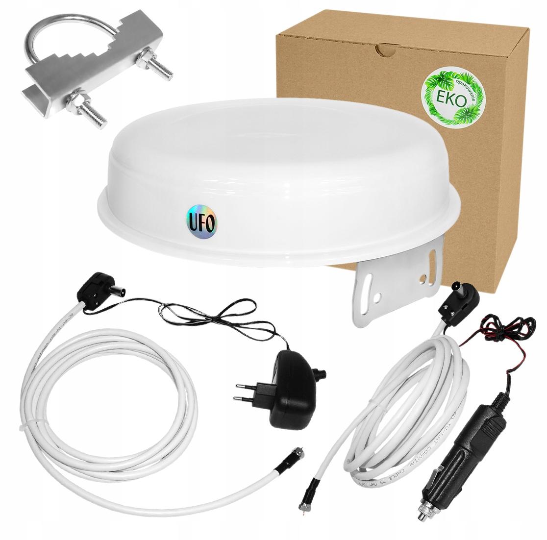 Антенна DVB-T2 4K Camper + 45DB MUNDIAL H. 265 LTE