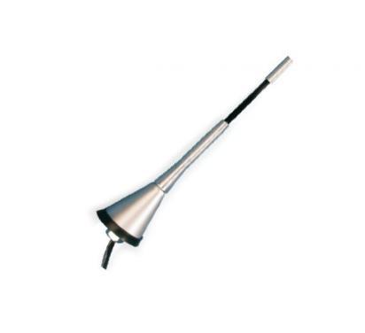 АВТОМОБІЛЬНА АНТЕНА VW, SKODA, OPEL З ПІДСИЛЮВАЧЕМ 20СМ СРІБНИЙ ШТ.