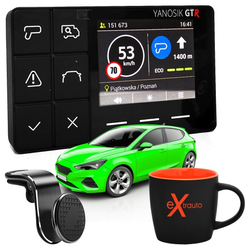 АНТИРАДАР-ПОМІЧНИК YANOSIK GTR +e-TOLL + ПІДПИСКА 3 РОКИ |+ РУЧКА + ГРУЖКА