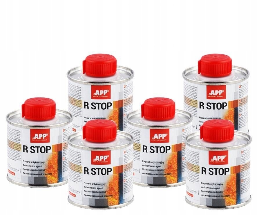 APP R-Stop 100 мл грунтовка останавливает коррозию 6 шт