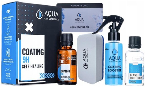 НАБОР ПОКРЫТИЙ AQUA COATING 9H + GLASS + BOOSTER