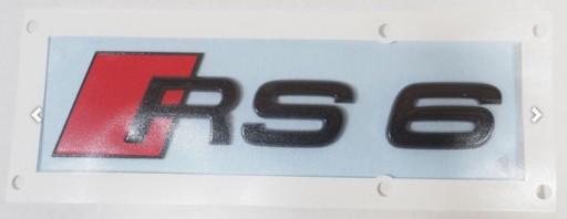 4K0853740 T94 - AUDI Dealership, напис на задньому люку RS6, глянцевий чорний