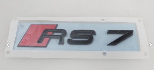 4K8853740 T94 - AUDI Dealership, напис на задньому люку RS7, глянцевий чорний