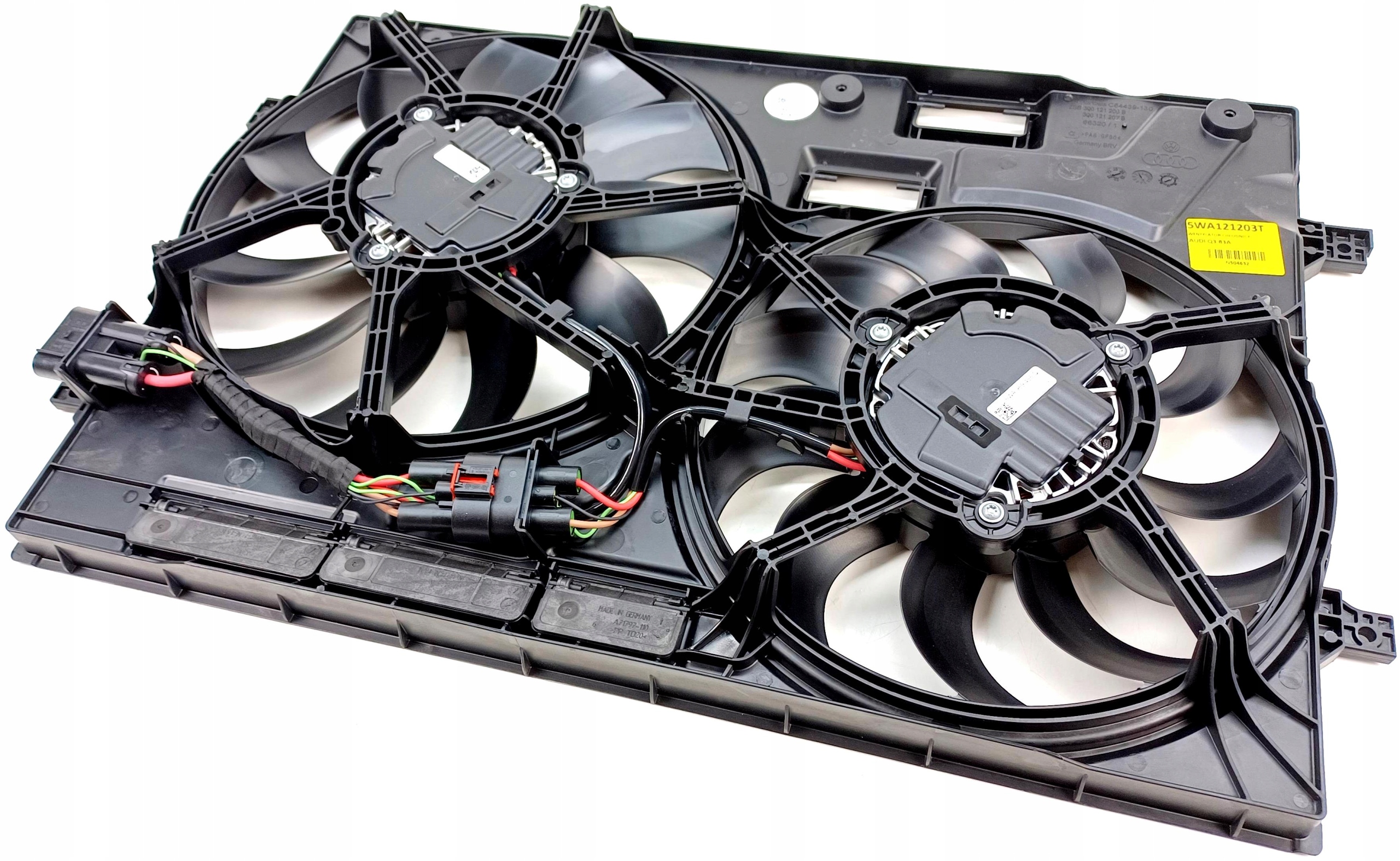 5WA121203T, 5WA955455Q, - ASO вентилятор радиатора AUDI Q3 5wa121203t