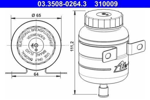 03.3508-0264.3 - ATE 03.3508-0264.3 БАК РОЗШИРЮВАЛЬНИЙ