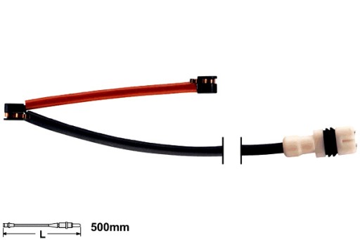 24.8190-0951.2 - ATE ДАТЧИК ИЗНОСА ТОРМОЗНЫХ КОЛОДОК 2ШТ. ПЕРЕДНЯЯ ЧАСТЬ PORSCHE 911 3.6