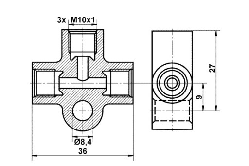 ATE МУФТА РОЗГАЛУЖУВАЧ ATE 03.3513 - 2700.1 ATE