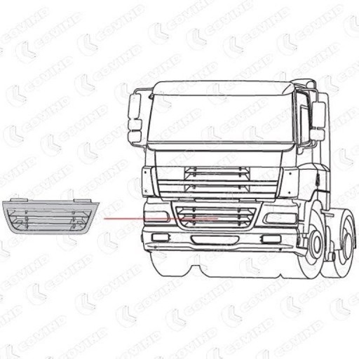 FEB07788/RS4 - ПУСТУШКА DAF 85CF СЕРЕДНЯ