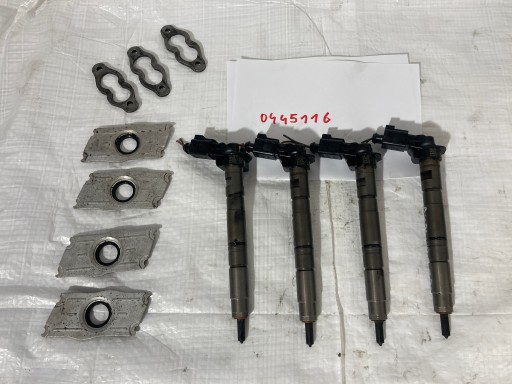 03L130277 0445116 - AUDI 2.0 TDI УПРИСКУВАННЯ ІНЖЕКТОР ФОРСУНКИ КОМПЛЕКТ 4 ГОЛКИ