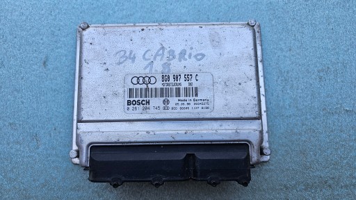 AUDI 80 B4 1.8 CABRIO KOMPUTER STEROWNIK SILNIKA 8G0907557C - AUDI 80 B4 1.8 КАБРИОЛЕТ КОНТРОЛЕР ДВИГУНА 8G0907557C