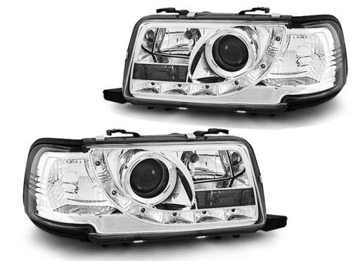 LPAU39 - AUDI 80 B4 Фари Chrome DAYLIGHT LED TUNING